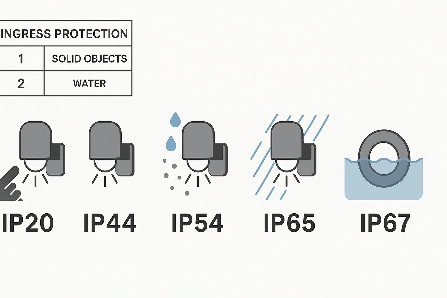 Understanding IP Ratings: What They Really Mean for Lighting