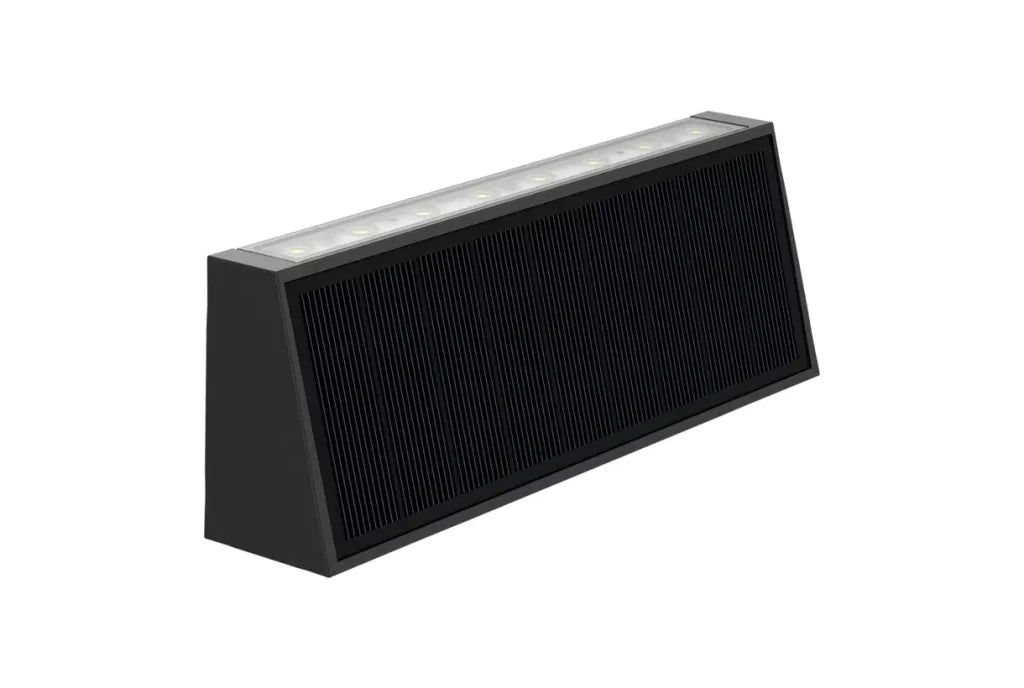 Aluxium DUAL-RAY Up/Down Solar Wall Light - 700lm 4000K IP44-Aluxium-Ozlighting.com.au