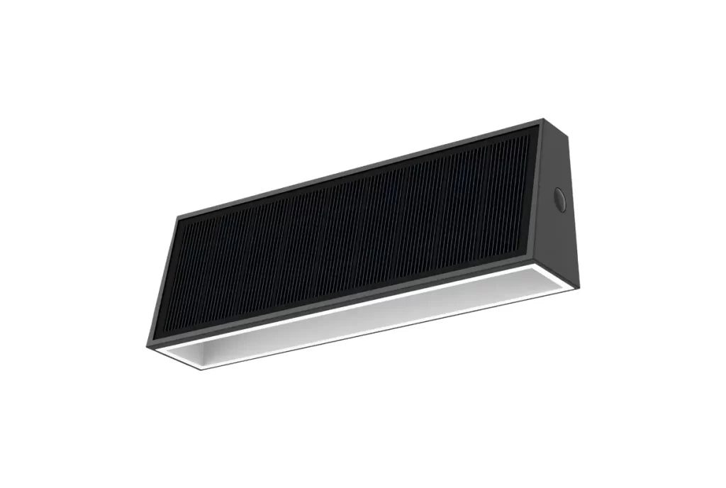 Aluxium DUAL-RAY Up/Down Solar Wall Light - 700lm 4000K IP44-Aluxium-Ozlighting.com.au