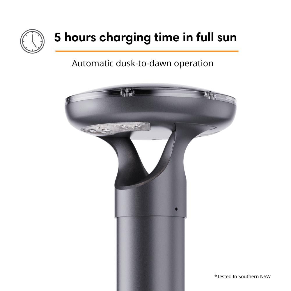 Aluxium LIORA Solar Bollard-Ozlighting-Ozlighting.com.au