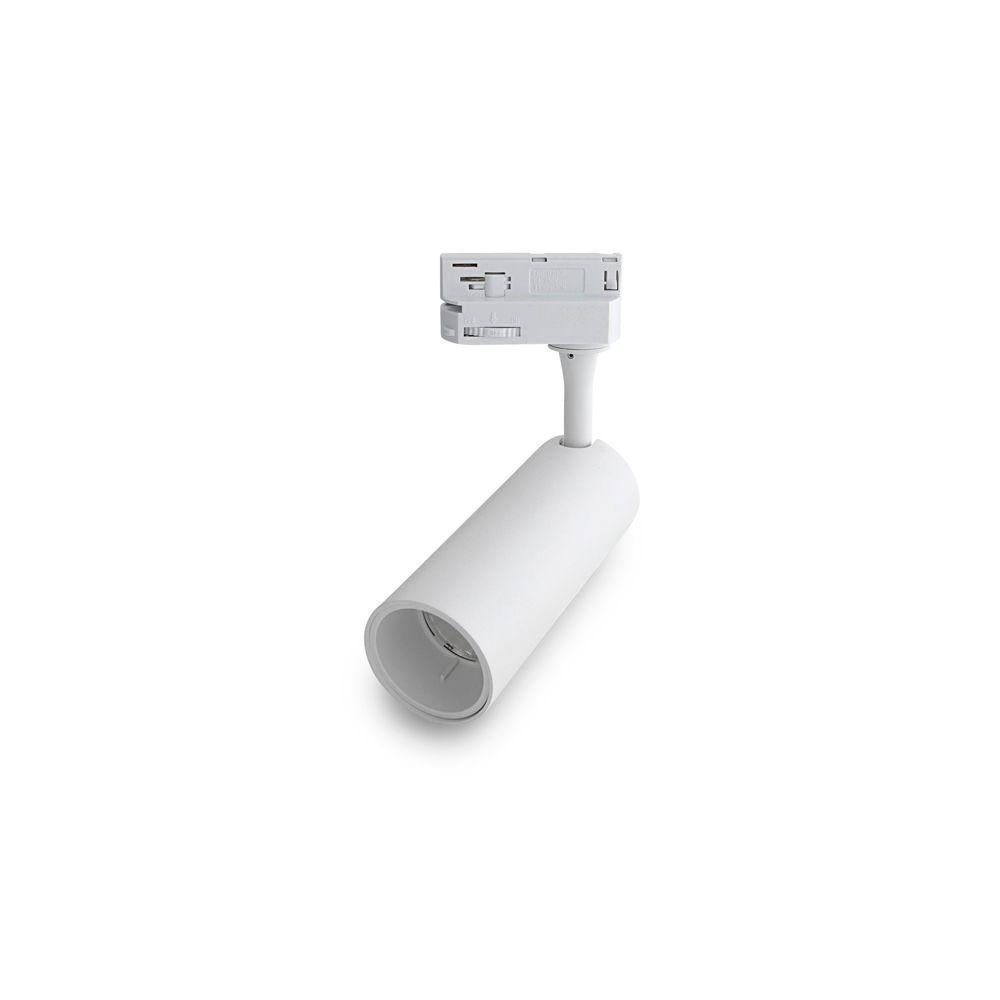 Atom AT1108-12 - 12W LED Single Circuit Adjustable Track Mounted Head Spot Light-Atom Lighting-Ozlighting.com.au