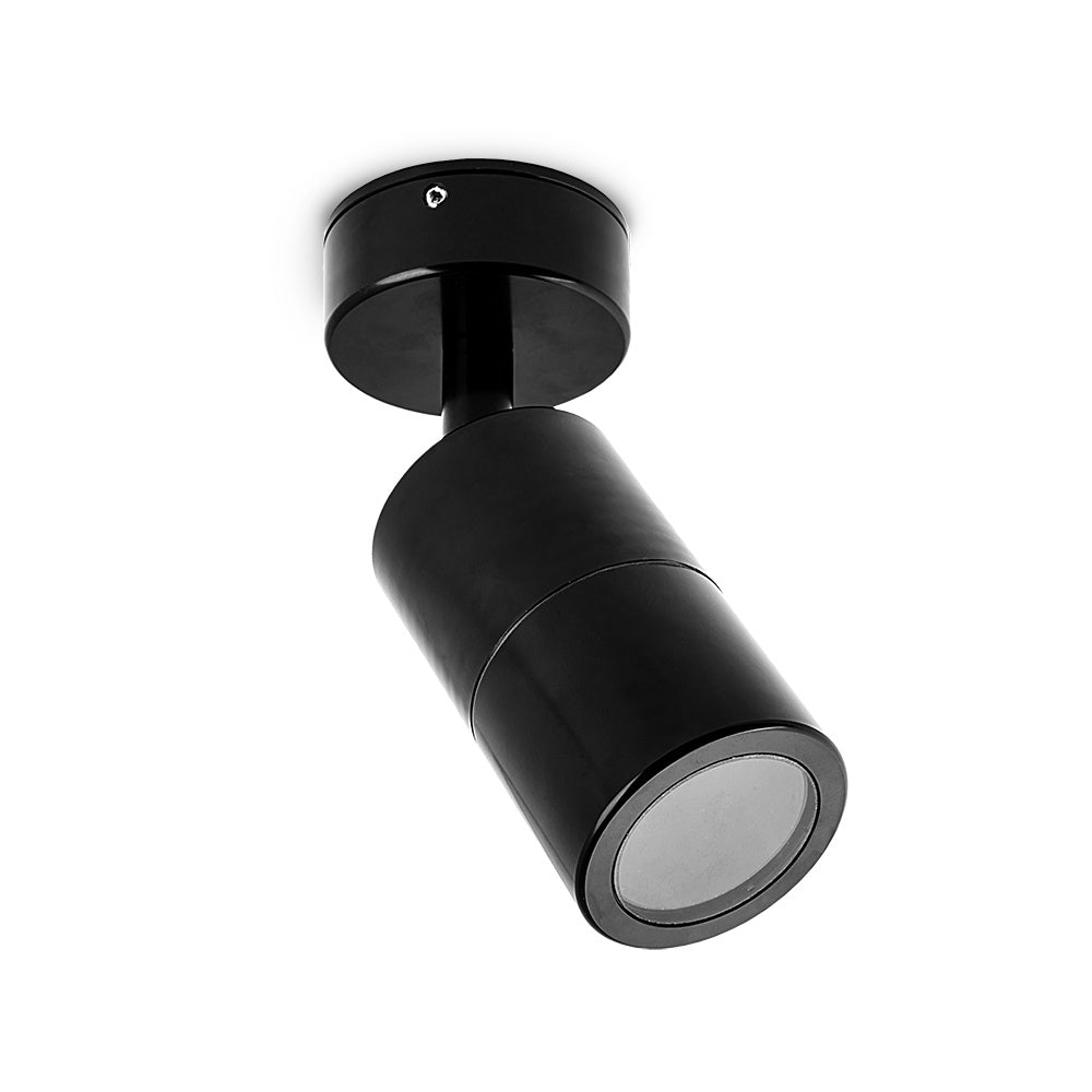 Atom AT5005/AND/BLK/LED Series II Adjustable GU10 Wall Spotlight 6W - Black-Atom Lighting-Ozlighting.com.au