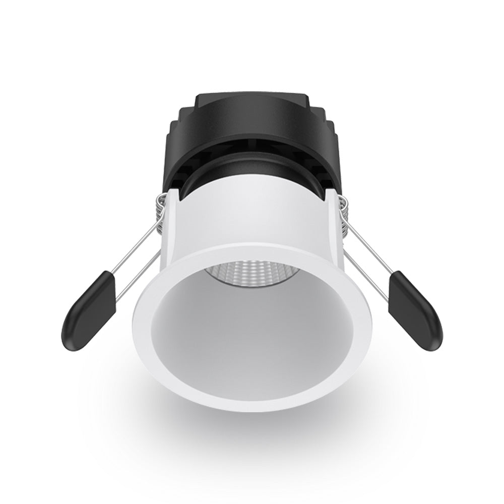 Atom AT9029/SML/WH/TRI Fixed COB Downlight 70mm Cutout - White-Atom Lighting-Ozlighting.com.au