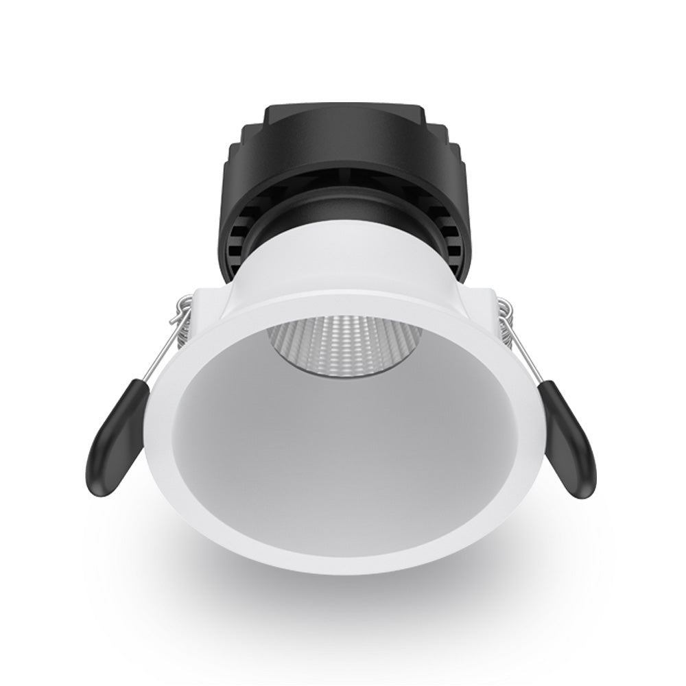 Atom AT9029/WH/TRI Fixed COB Downlight 90mm Cutout - White-Atom Lighting-Ozlighting.com.au
