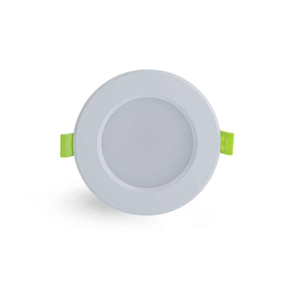 Atom AT9034 - 8W LED Dimmable Standard/Large Trim Flat Face Downlight IP44-Atom Lighting-Ozlighting.com.au