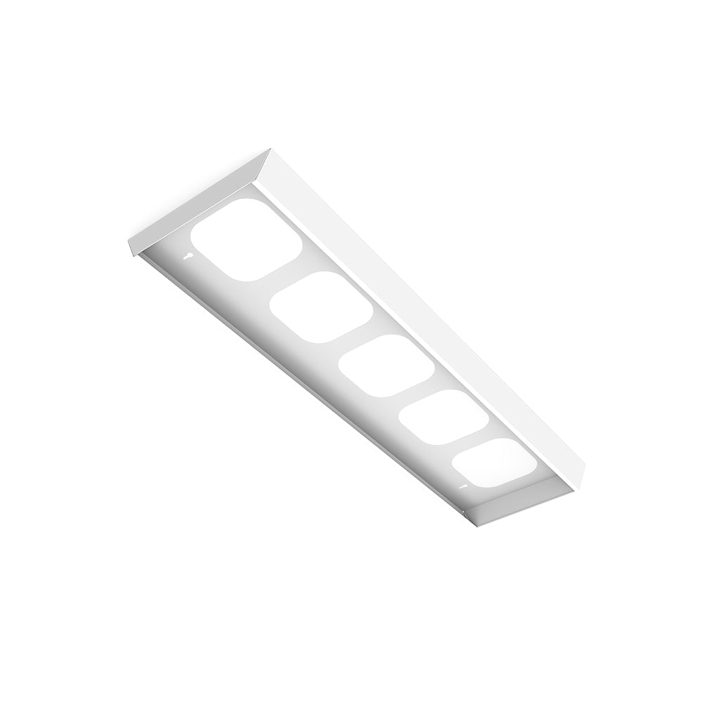 Atom AT9059/312 Surface Mount Panel Frame 300 x 1200mm - White-Atom Lighting-Ozlighting.com.au