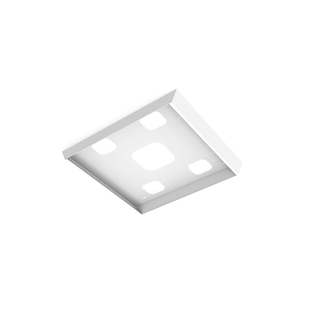 Atom AT9059/606 Surface Mount Panel Frame 600 x 600mm - White-Atom Lighting-Ozlighting.com.au