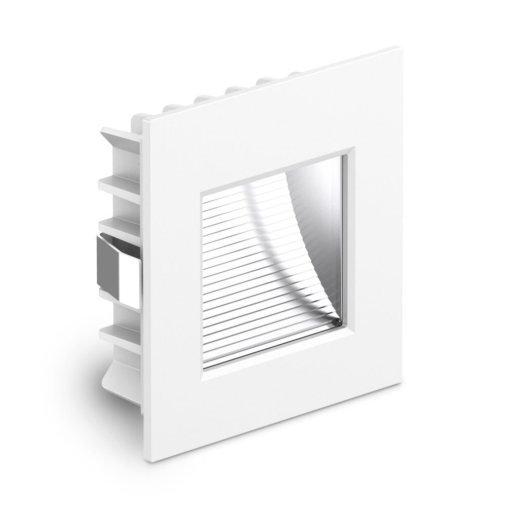 Atom AT9500/24V/WH/WW/C Recessed Step Light 24V 3000K Clear Lens-Atom Lighting-Ozlighting.com.au