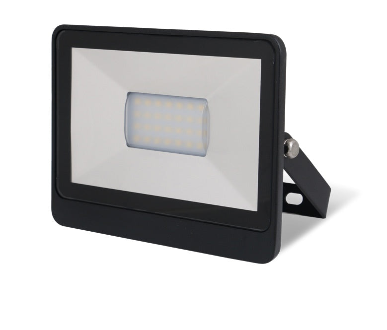 Atom AT9819/20/BLK Slim LED Floodlight 20W 5000K - Black-Atom Lighting-Ozlighting.com.au