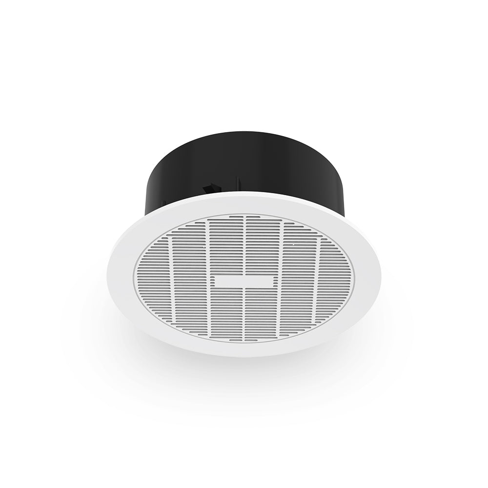 Atom PROTON 250mm 25W High Velocity Exhaust Fan - White-Atom Lighting-Ozlighting.com.au