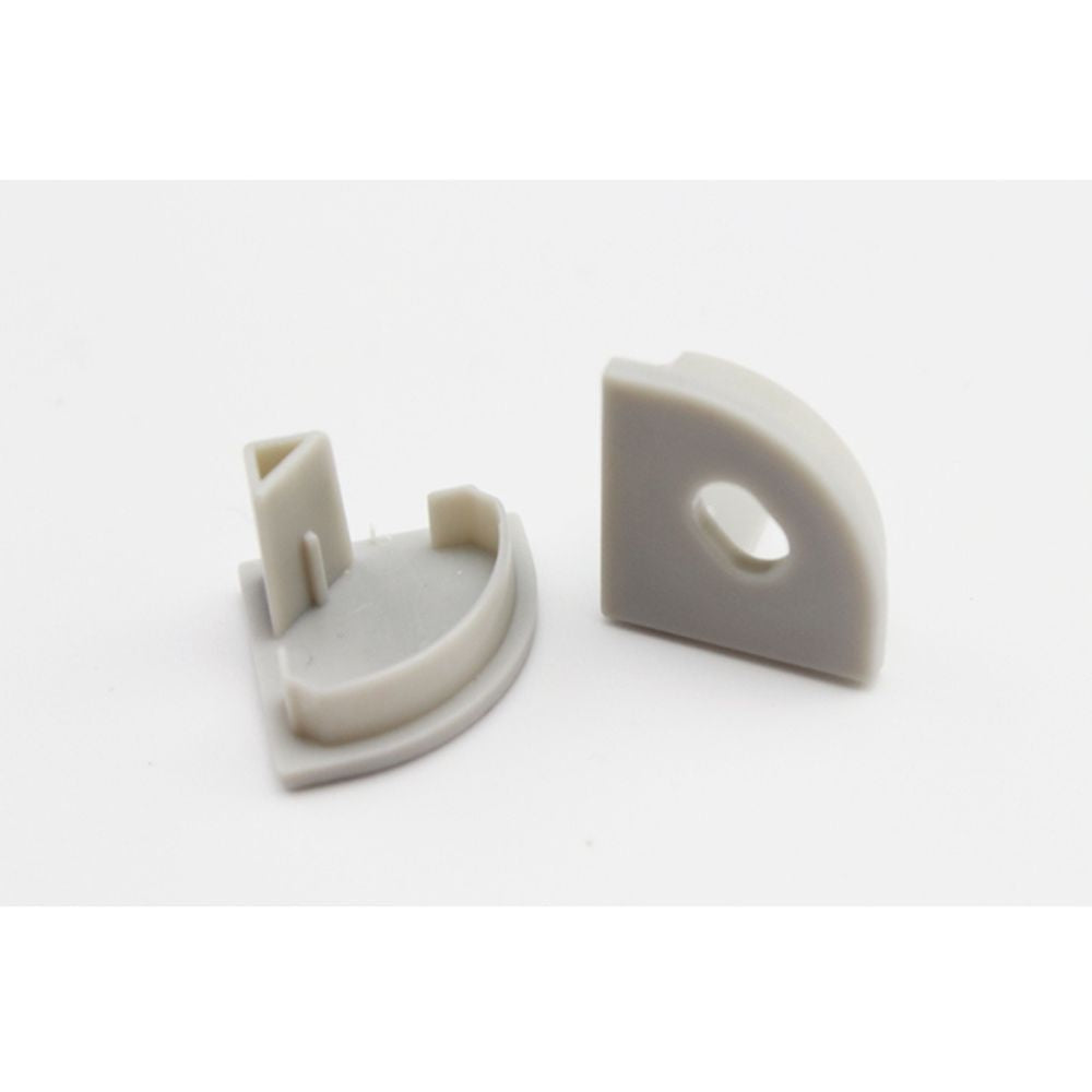 Azoogi ANODISED Aluminium Corner Profile - Round Diffuser - 16mm-Azoogi-Ozlighting.com.au