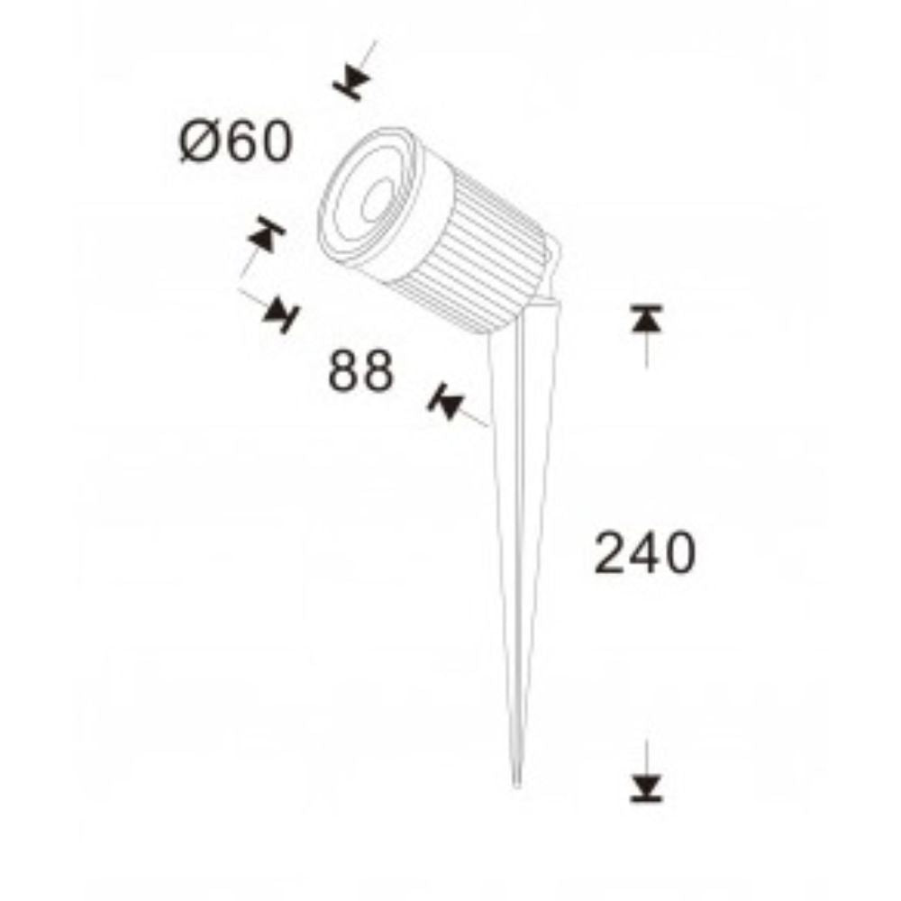 Azoogi Garden LED Light - 12W - DRIVER REQUIRED-Azoogi-Ozlighting.com.au