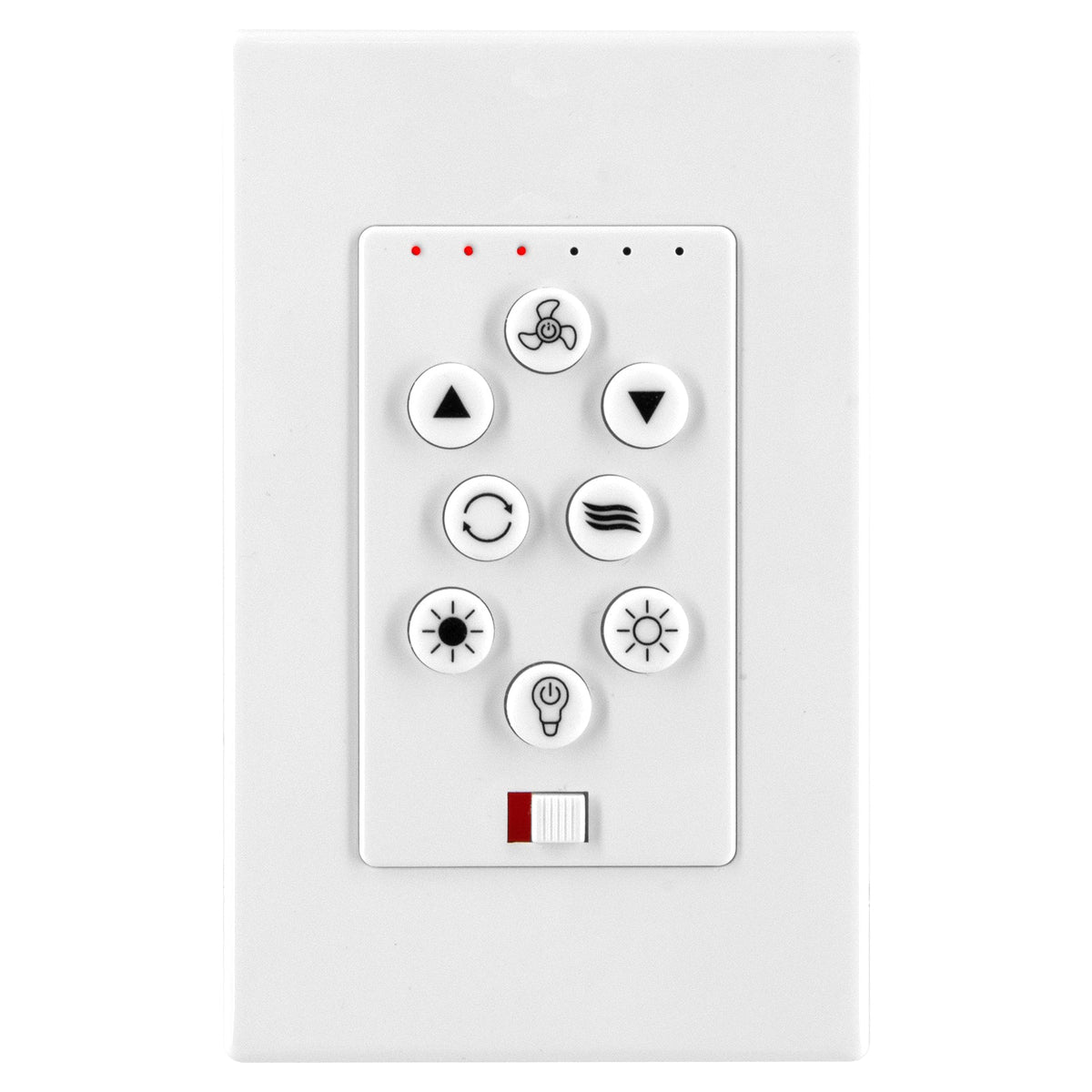 Brilliant DC Ceiling Fan Wall Controller with Isolation Switch-Brilliant Lighting-Ozlighting.com.au