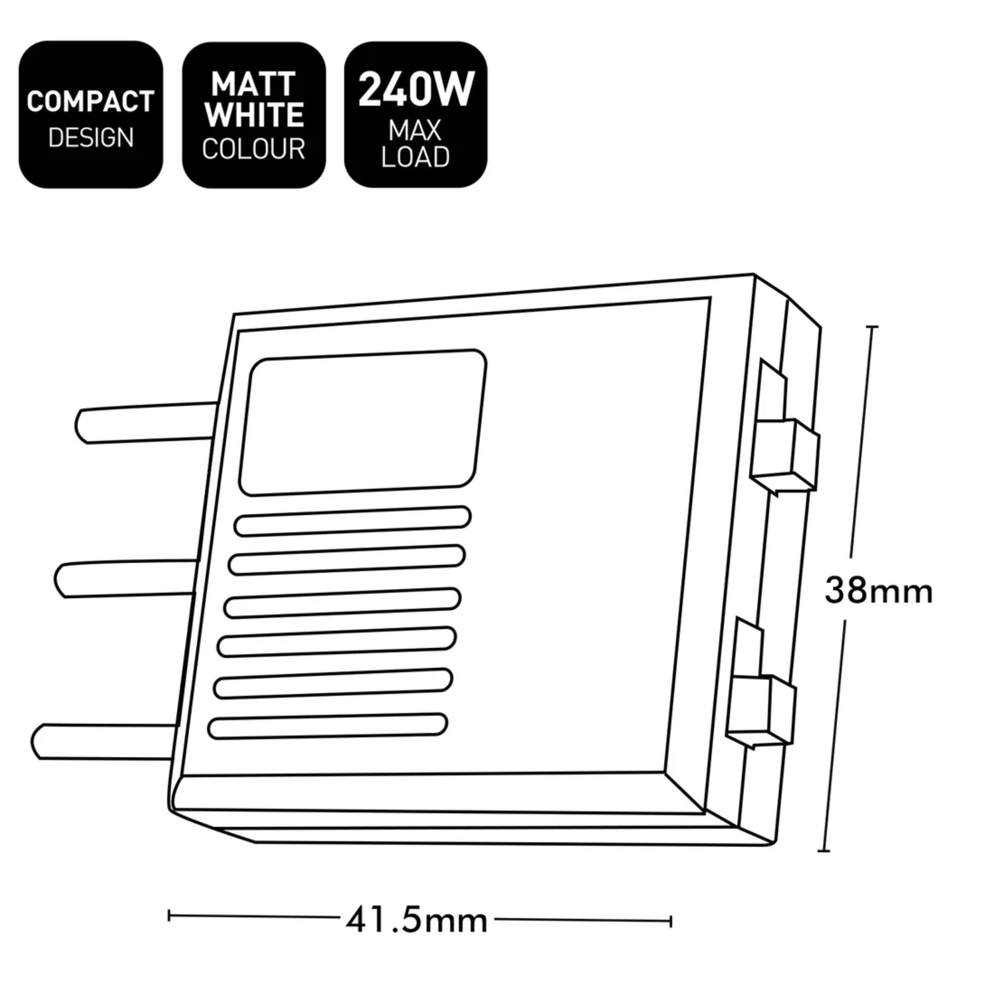 Brilliant - Exhaust Fan Delay On / Off Timer-Brilliant Lighting-Ozlighting.com.au