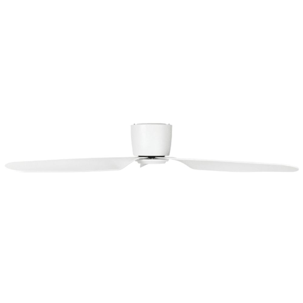 Brilliant PRESTON DC Ceiling Fan - 48" 1220mm Hugger, Matte White-Brilliant Lighting-Ozlighting.com.au