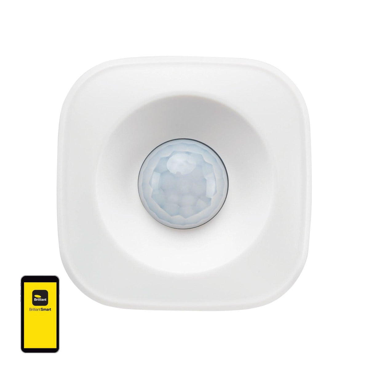 Brilliant Smart Series II Wi-Fi PIR Sensor - White-Brilliant Lighting-Ozlighting.com.au