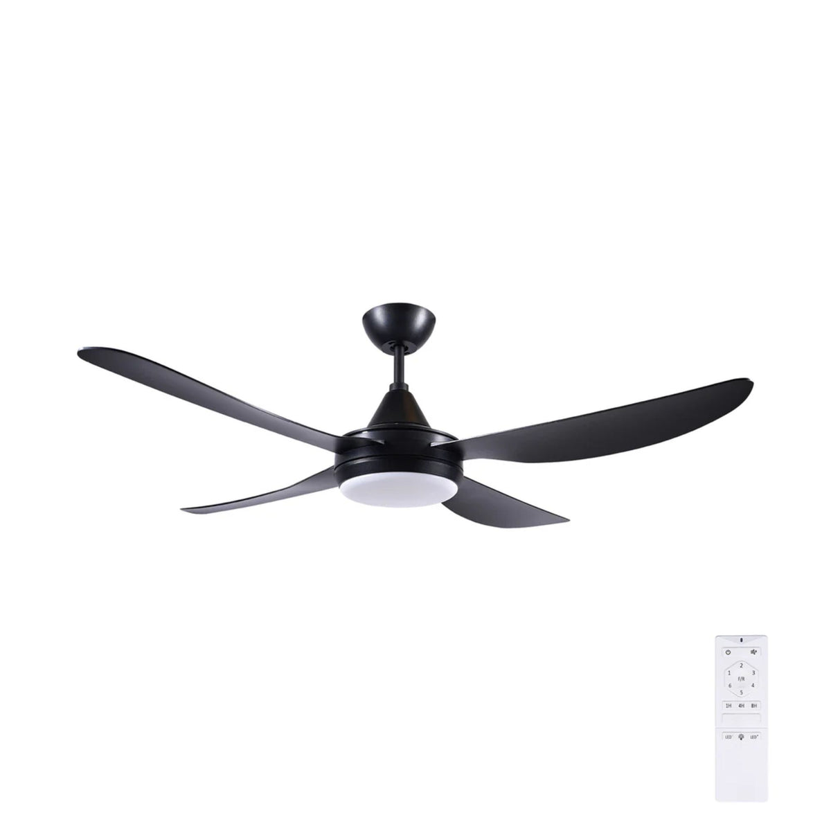 Brilliant VECTOR DC Ceiling Fan - 48", CCT LED Light-Brilliant Lighting-Ozlighting.com.au
