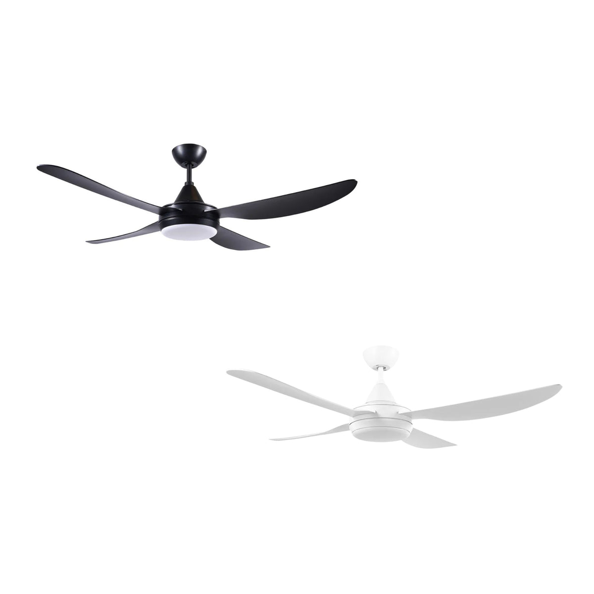 Brilliant VECTOR DC Ceiling Fan - 48", CCT LED Light-Brilliant Lighting-Ozlighting.com.au