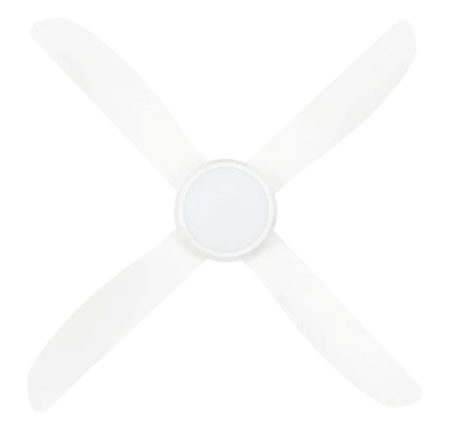 Brilliant VECTOR-II - 48" 1220mm AC 4 Blade Ceiling Fan and CCT Light with Ezy-Fit Blades-Brilliant Lighting-Ozlighting.com.au