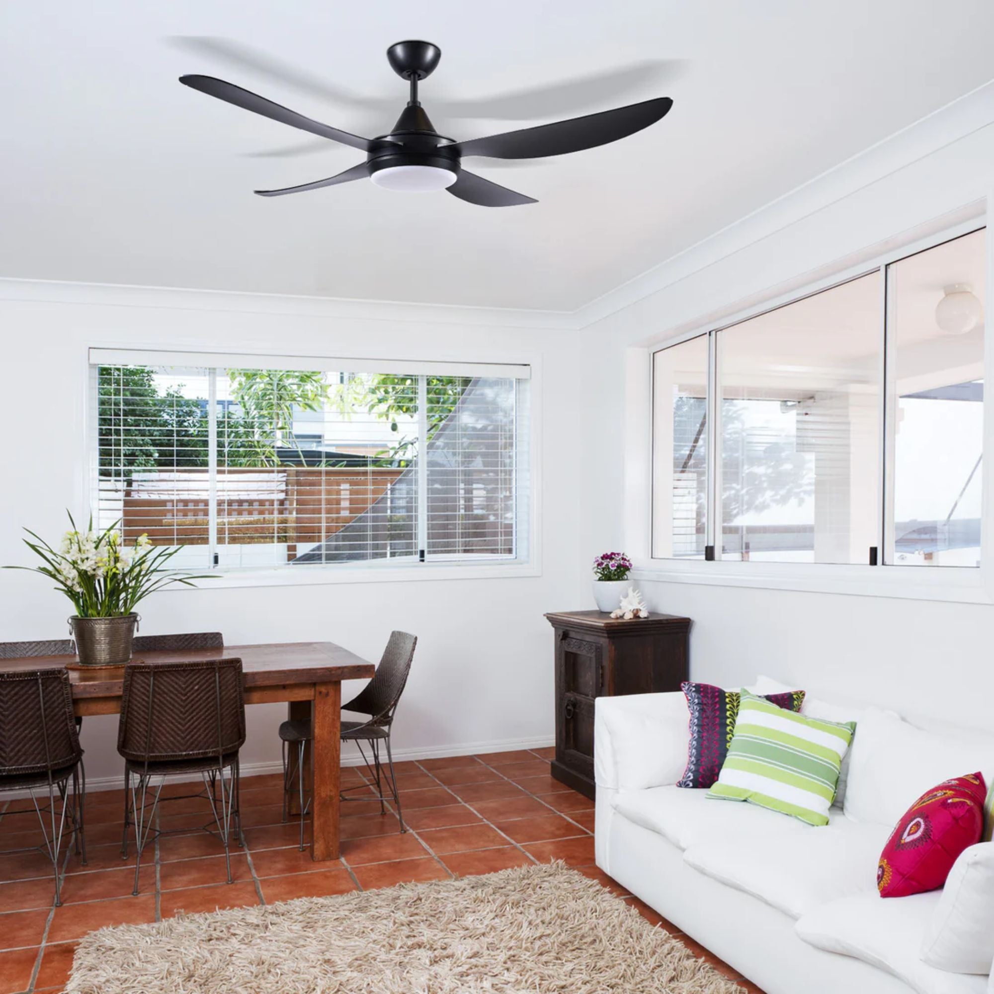 Brilliant Vector-III - 52" AC Ceiling Fan with CCT LED Light-Brilliant Lighting-Ozlighting.com.au