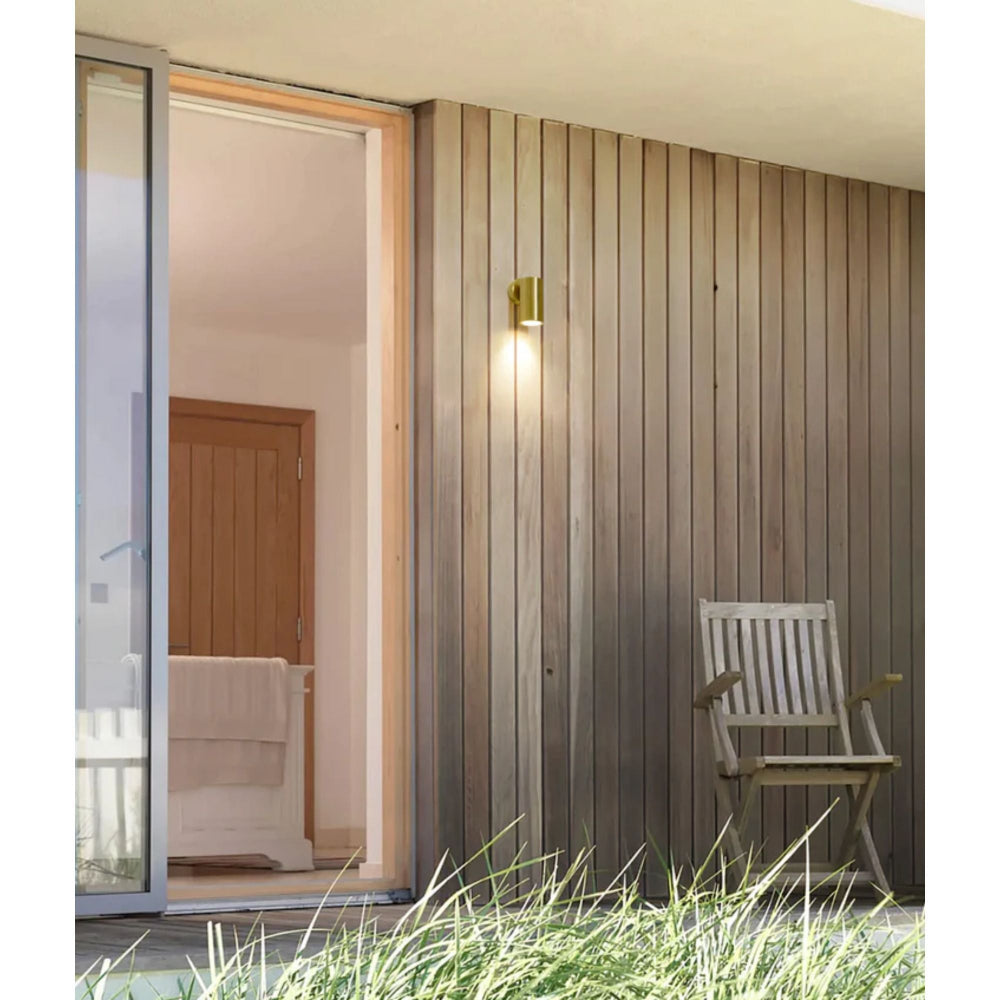 CLA - 35W Polished Brass Exterior Wall Pillar Spot Light-CLA Lighting-Ozlighting.com.au