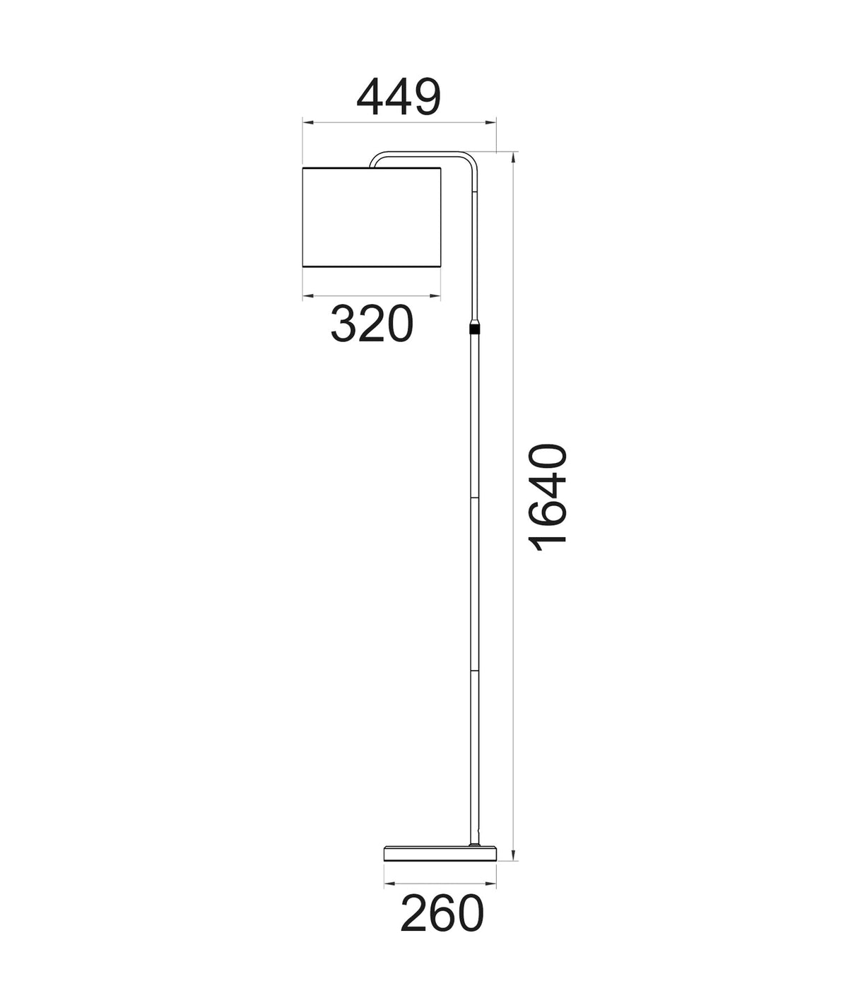 CLA ARRIBA Floor Lamp - Marble, Adjustable-CLA Lighting-Ozlighting.com.au