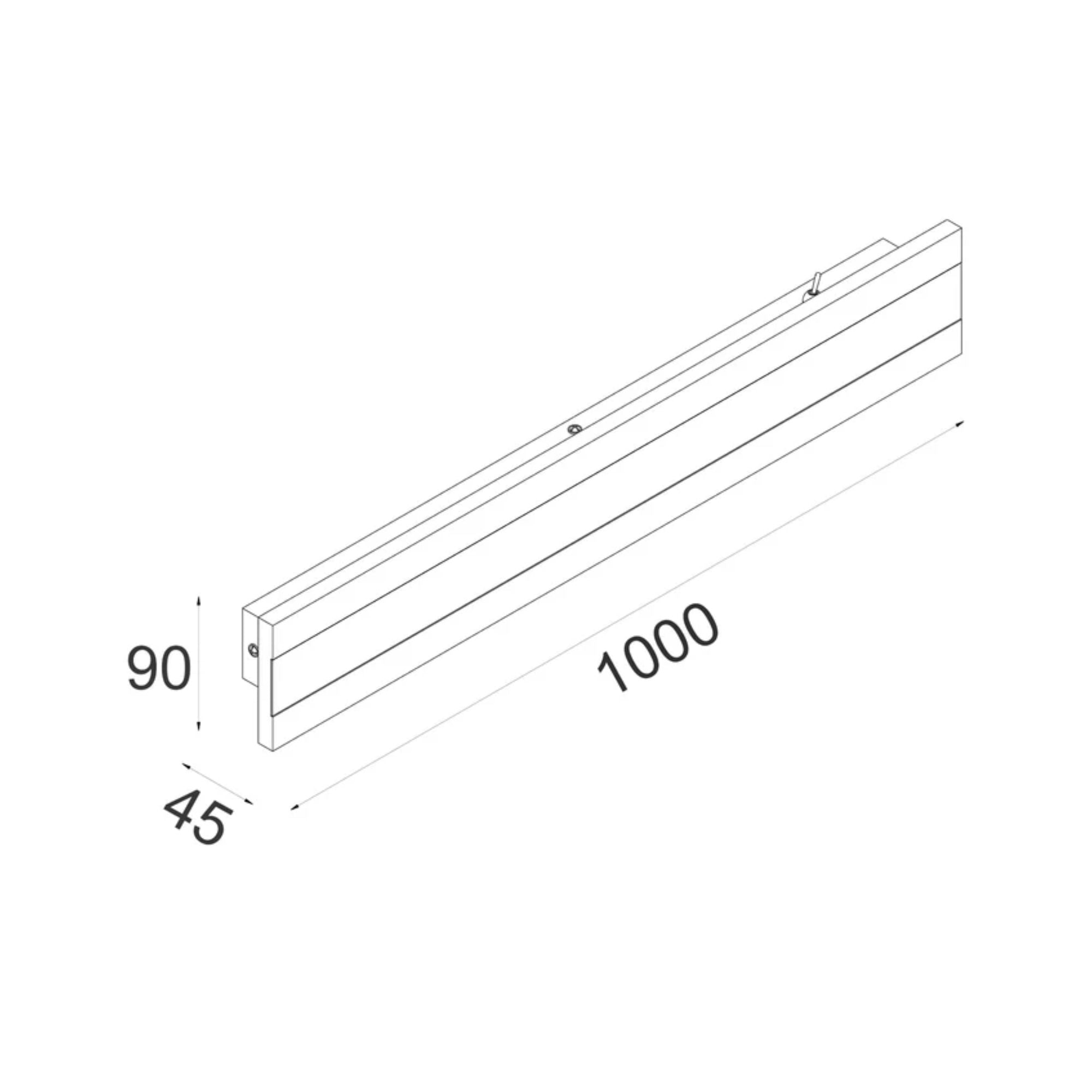 CLA BANDA - 9W LED Rectangular with Frosted Diffuser Wall Light-CLA Lighting-Ozlighting.com.au