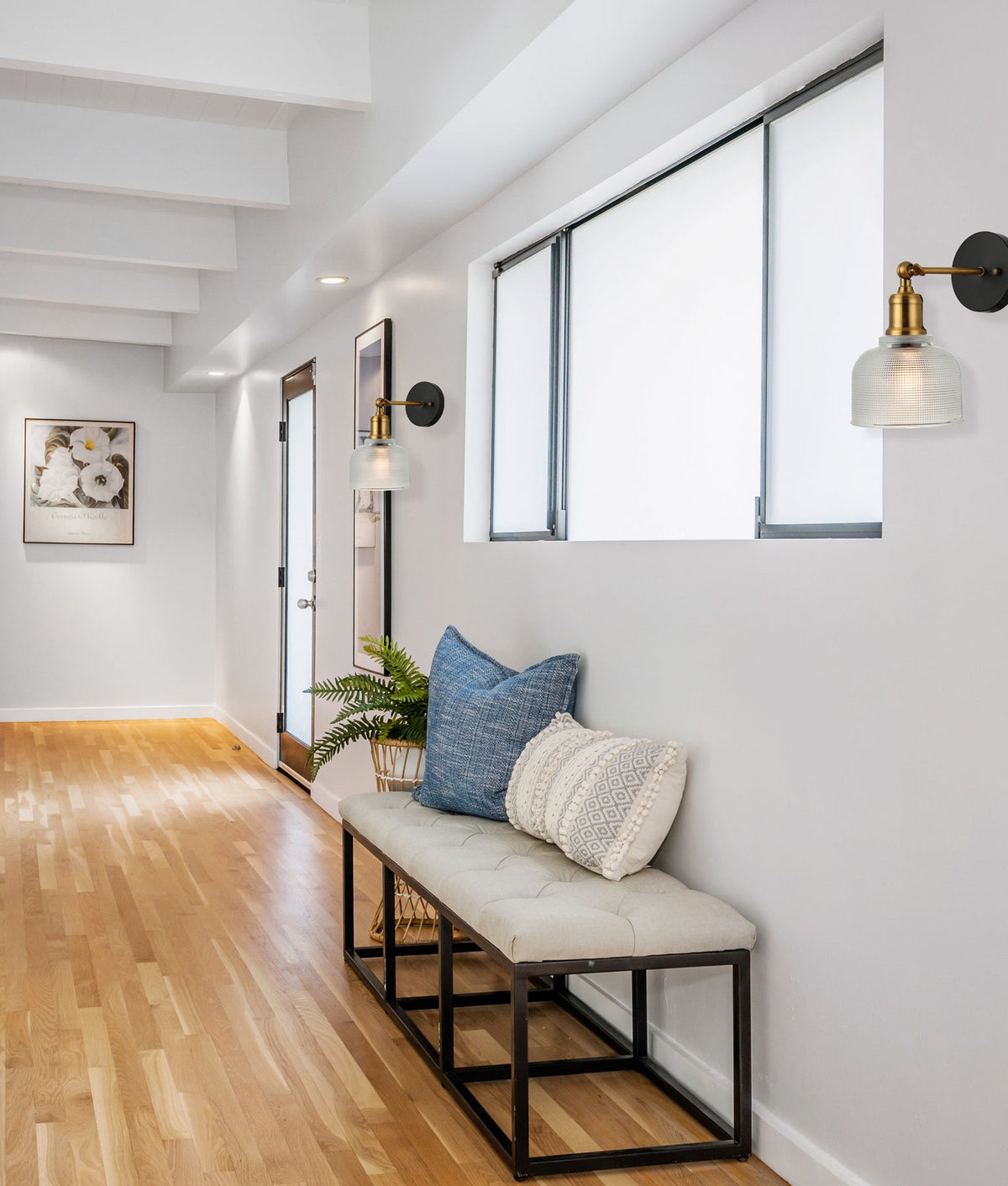 CLA BELL Wall Light - Dome, Segmented Glass-CLA Lighting-Ozlighting.com.au