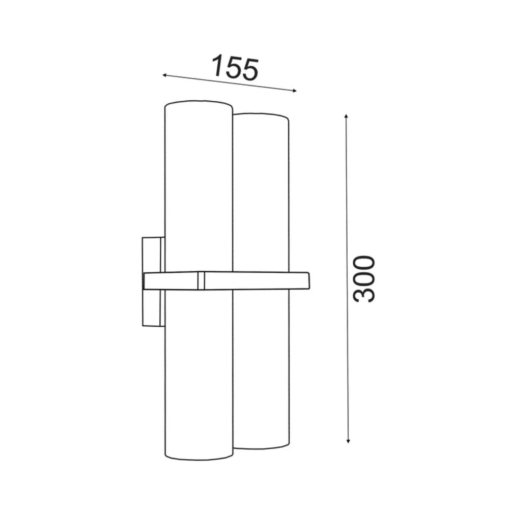 CLA BRILLER - 35W Up/Down Single / Double Pillar Light-CLA Lighting-Ozlighting.com.au
