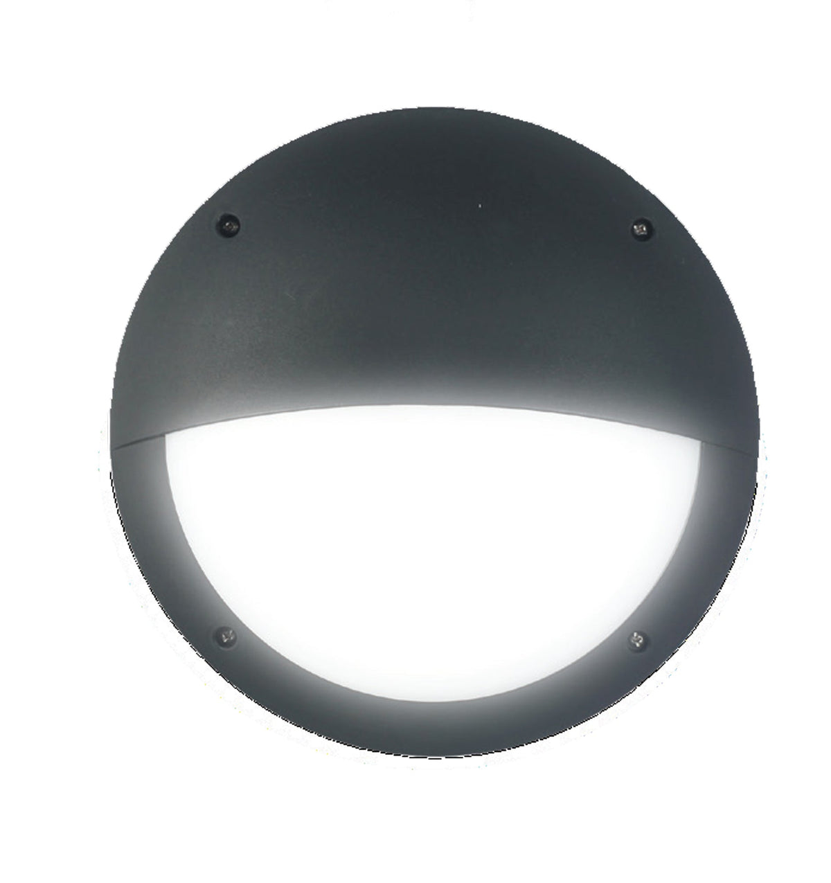 CLA BULK Outdoor LED Eyelid Black Bulkhead Light - IP66 IK10-CLA Lighting-Ozlighting.com.au