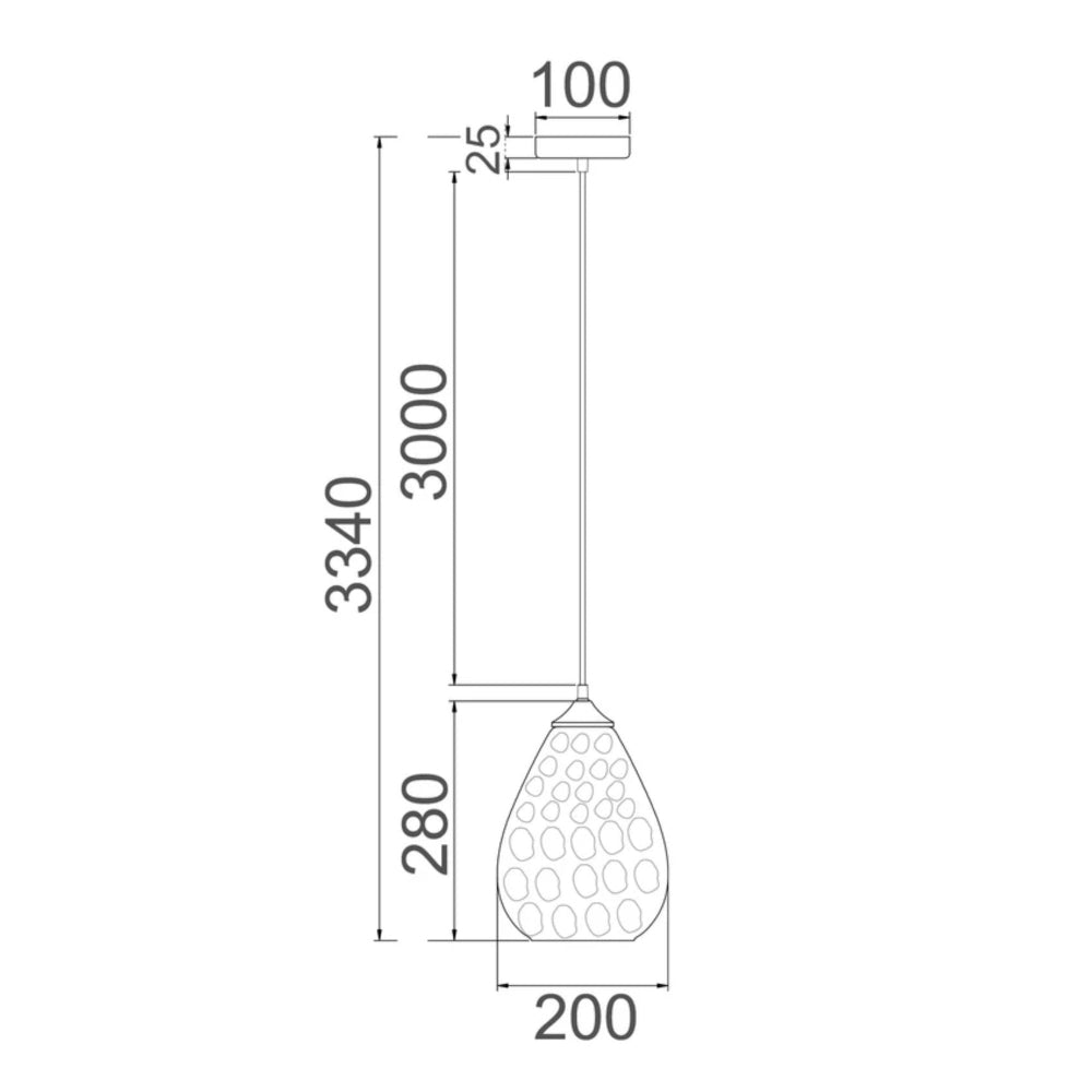 CLA CHUVA - 1 Light Pendant-CLA Lighting-Ozlighting.com.au