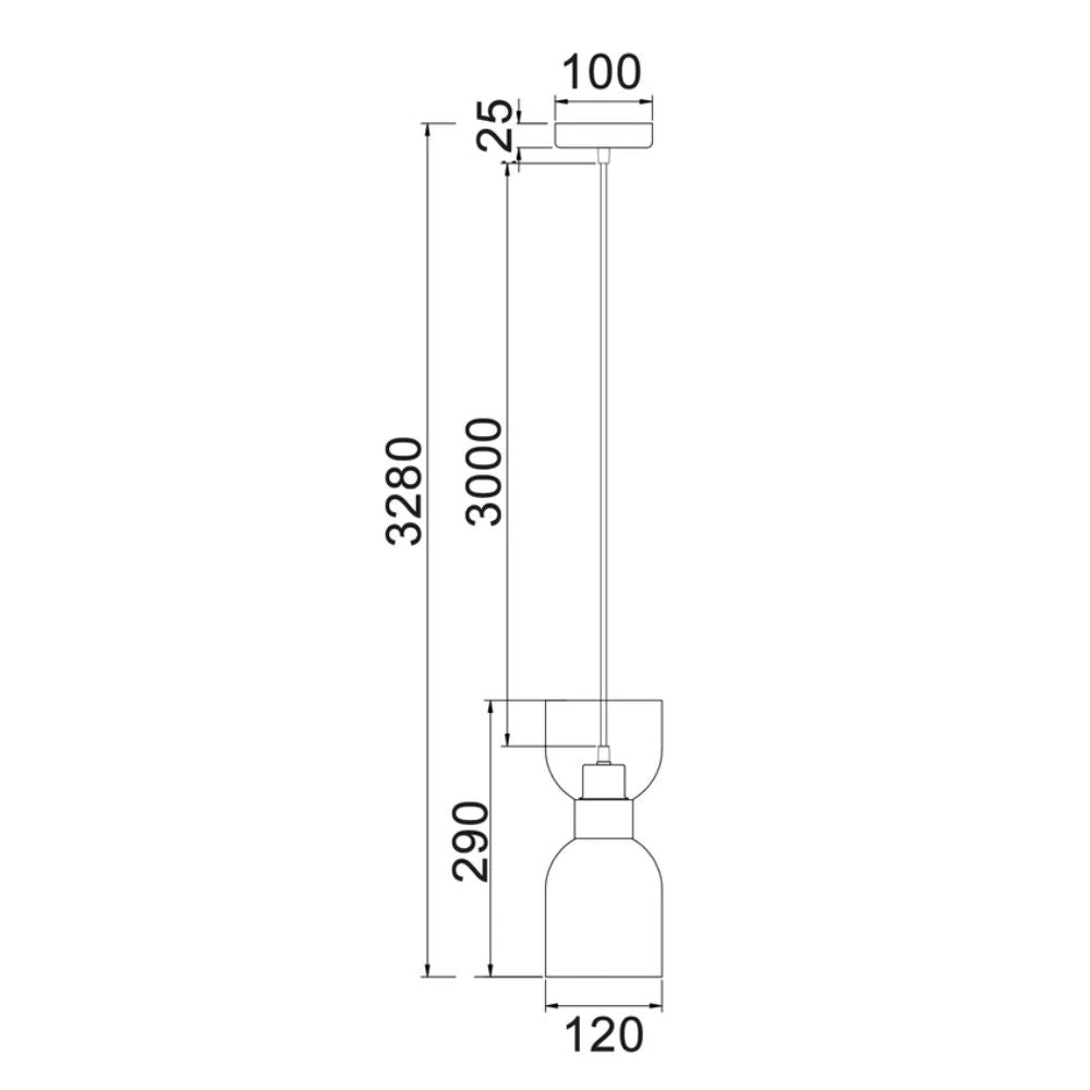 CLA CLESSIDRA - 1 Light Pendant-CLA Lighting-Ozlighting.com.au