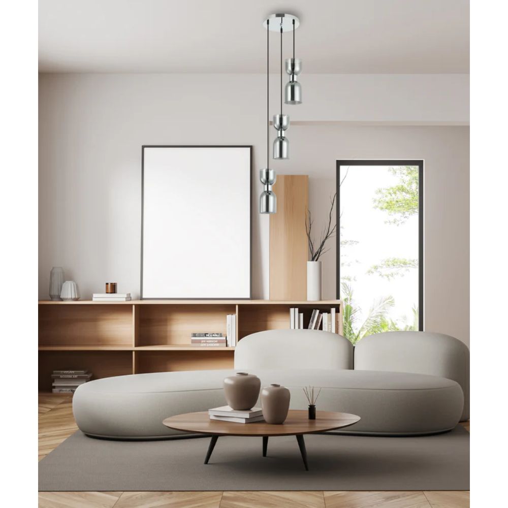 CLA CLESSIDRA - 3 Light Multiple Round Base Pendant-CLA Lighting-Ozlighting.com.au