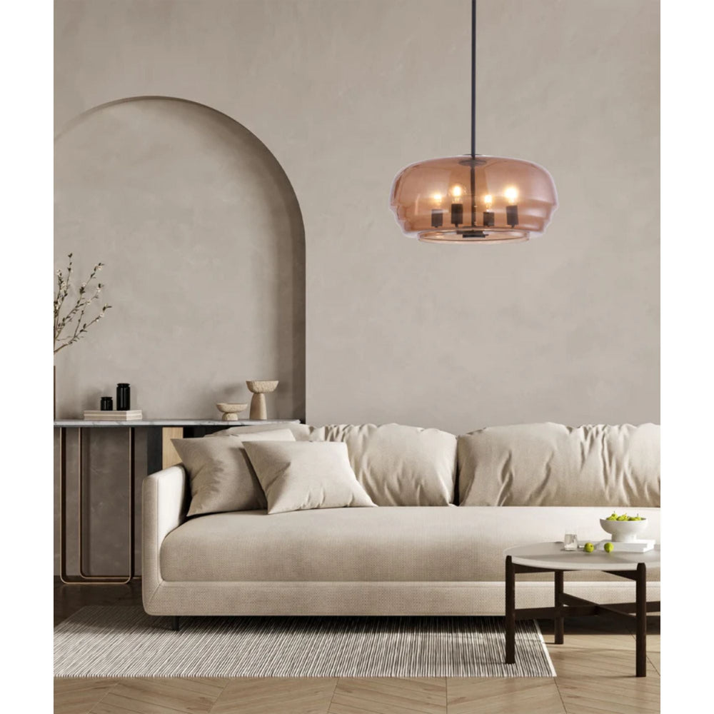 CLA CUAD - 4 Light Pendant | Amber-CLA Lighting-Ozlighting.com.au
