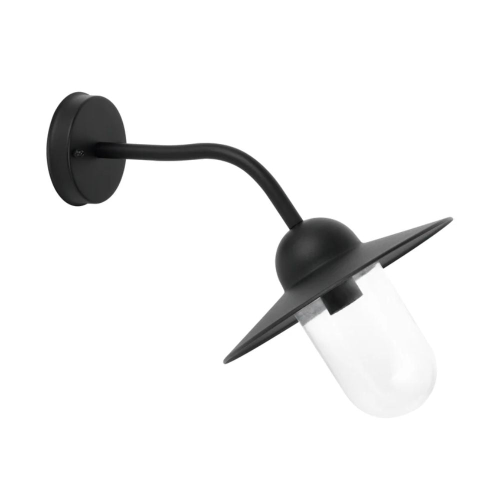 CLA DEKSEL - Industrial Wall Light With Clear Glass-CLA Lighting-Ozlighting.com.au