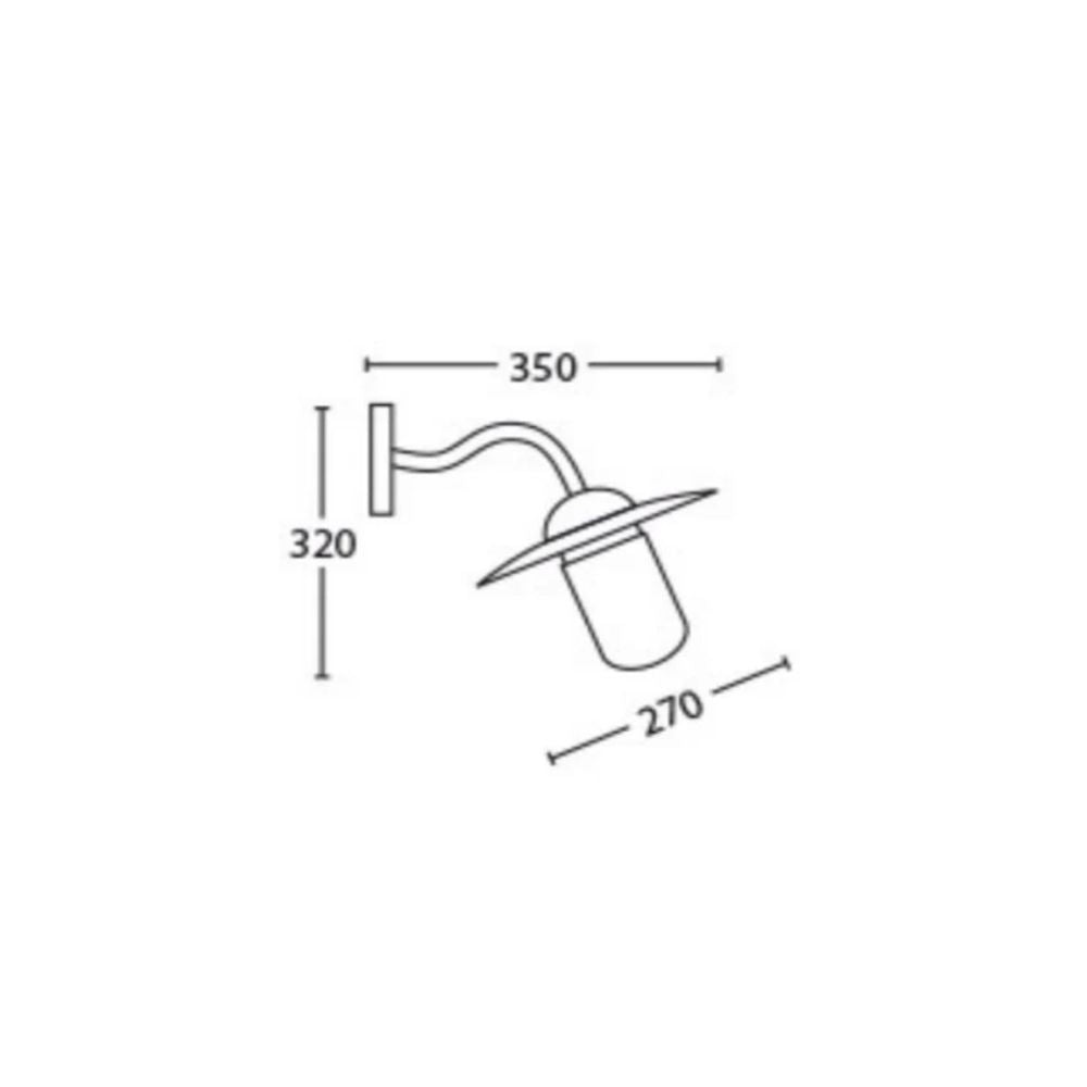 CLA DEKSEL - Industrial Wall Light With Clear Glass-CLA Lighting-Ozlighting.com.au