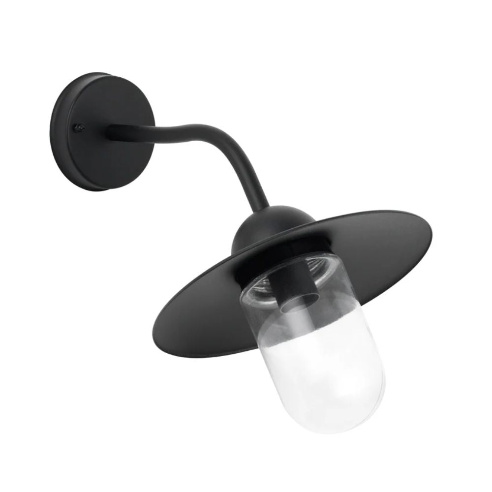 CLA DEKSEL - Industrial Wall Light With Clear Glass-CLA Lighting-Ozlighting.com.au