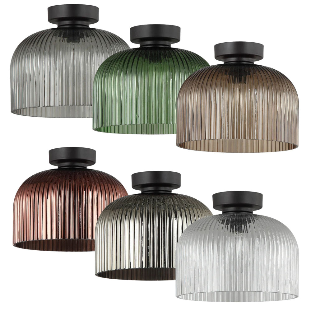 CLA DIYVINTAJ - 60W Dome Ribbed Ceiling Lights-CLA Lighting-Ozlighting.com.au