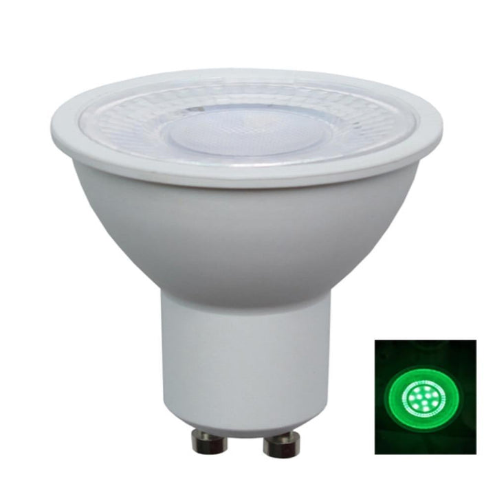 CLA GLOBE-GU10 - 5W LED GU10 Shape Coloured Globe - Blue/Red/Green-CLA Lighting-Ozlighting.com.au