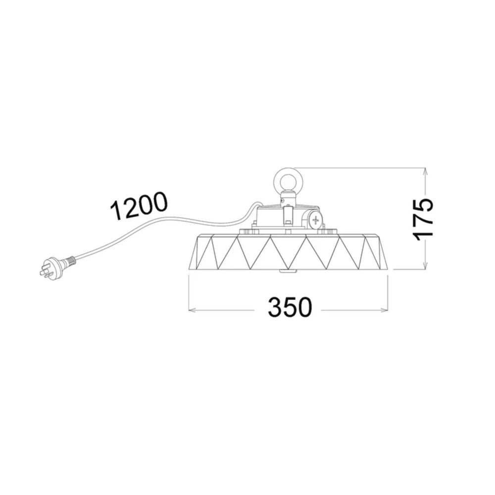 CLA HIBTRI2 - LED Power Switchable Tri-CCT High Bay-CLA Lighting-Ozlighting.com.au