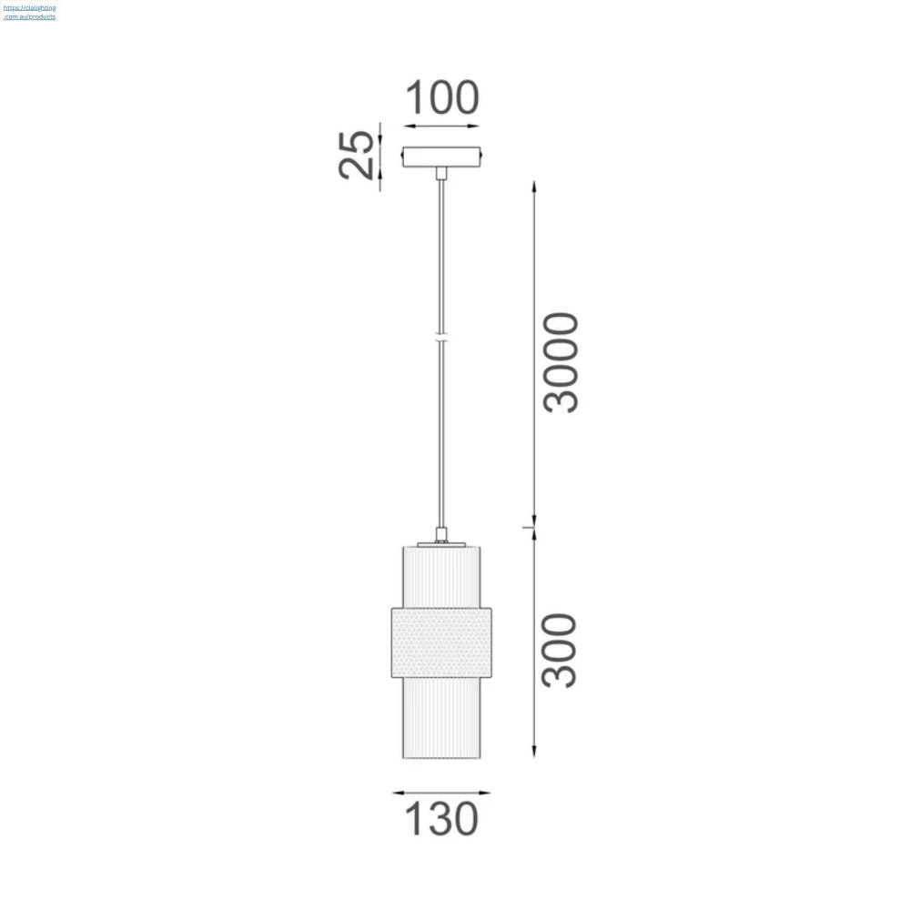 CLA HUECA Pendant - 1 Light-CLA Lighting-Ozlighting.com.au