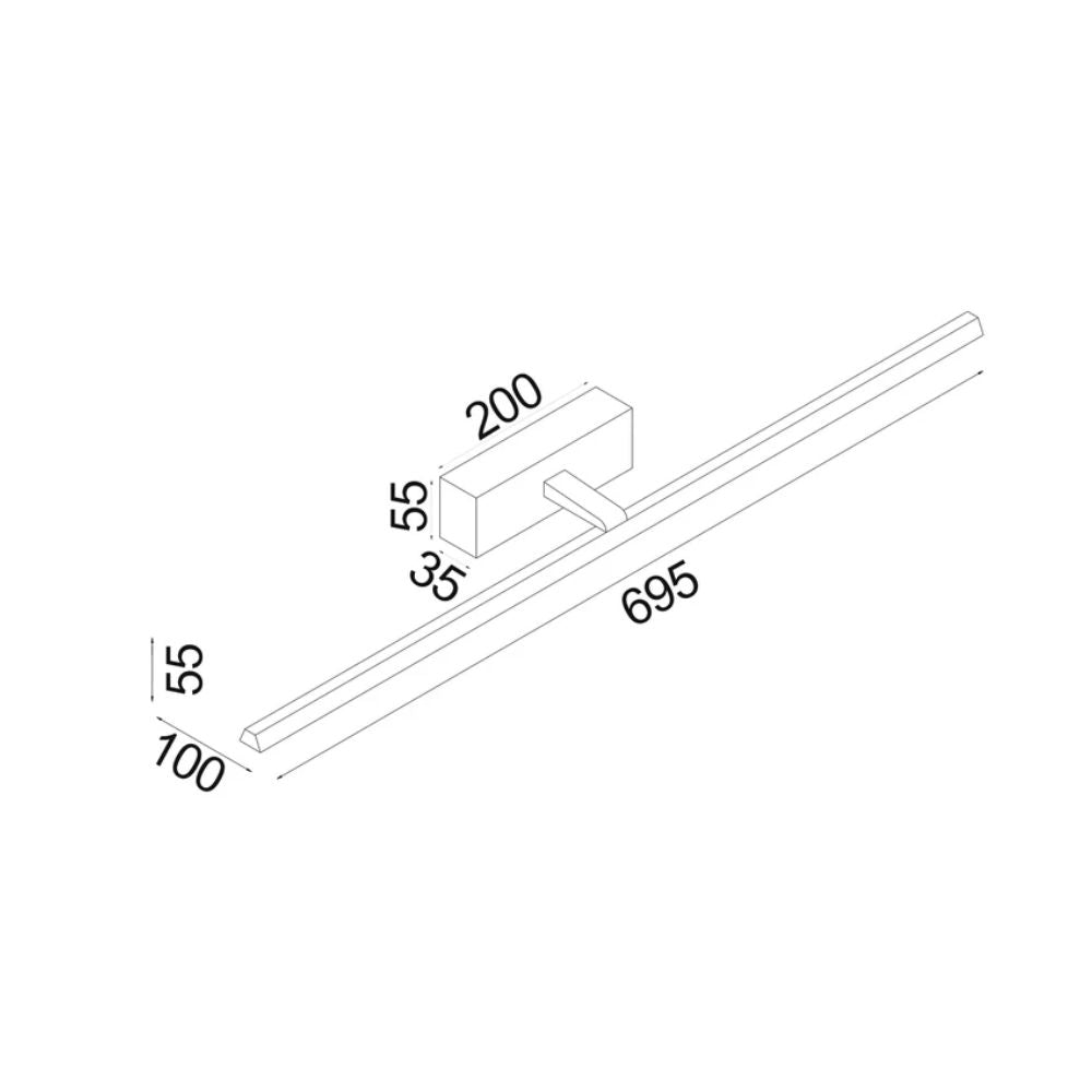 CLA LINEAL LED Wall Light - Tri-Colour, Dimmable-CLA Lighting-Ozlighting.com.au