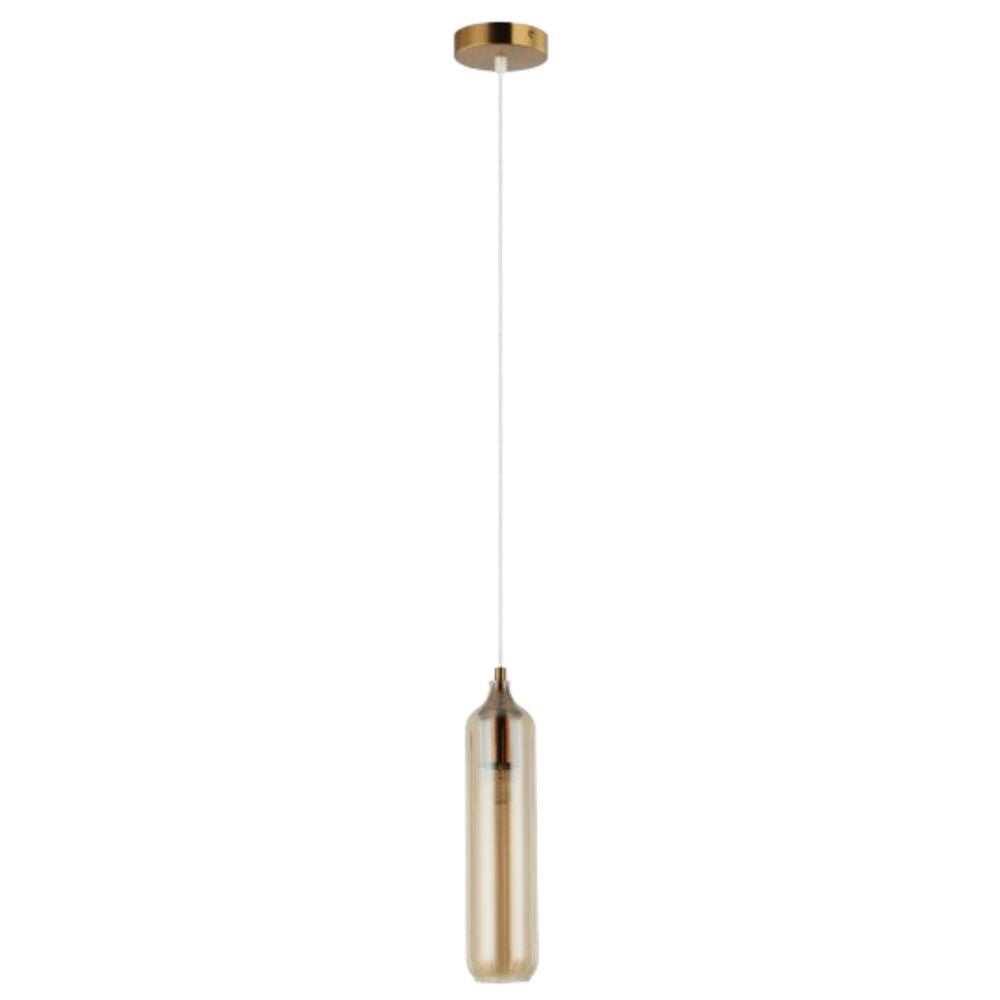 CLA MANGA - 1 Light Glass Cylinder Pendant-CLA Lighting-Ozlighting.com.au