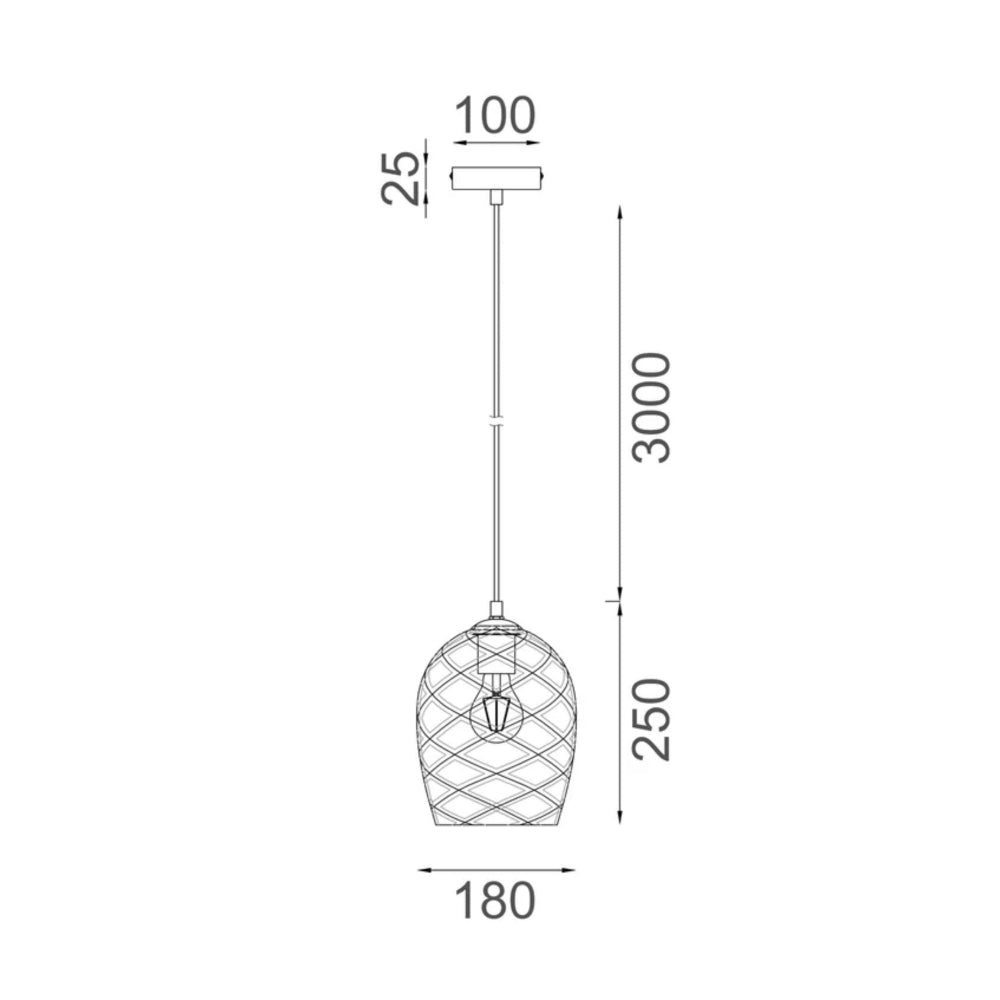 CLA NETA - 1 Light Pendant-CLA Lighting-Ozlighting.com.au