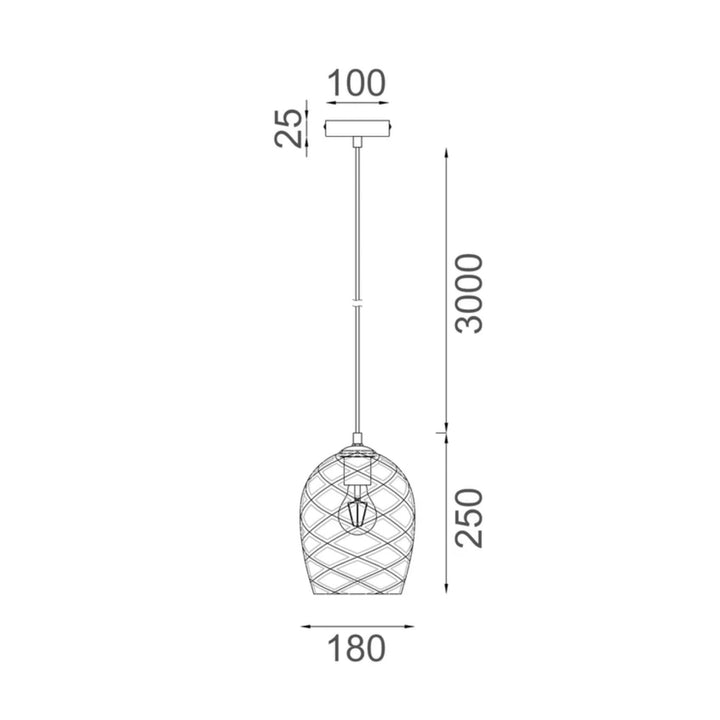 CLA NETA - 1 Light Pendant-CLA Lighting-Ozlighting.com.au