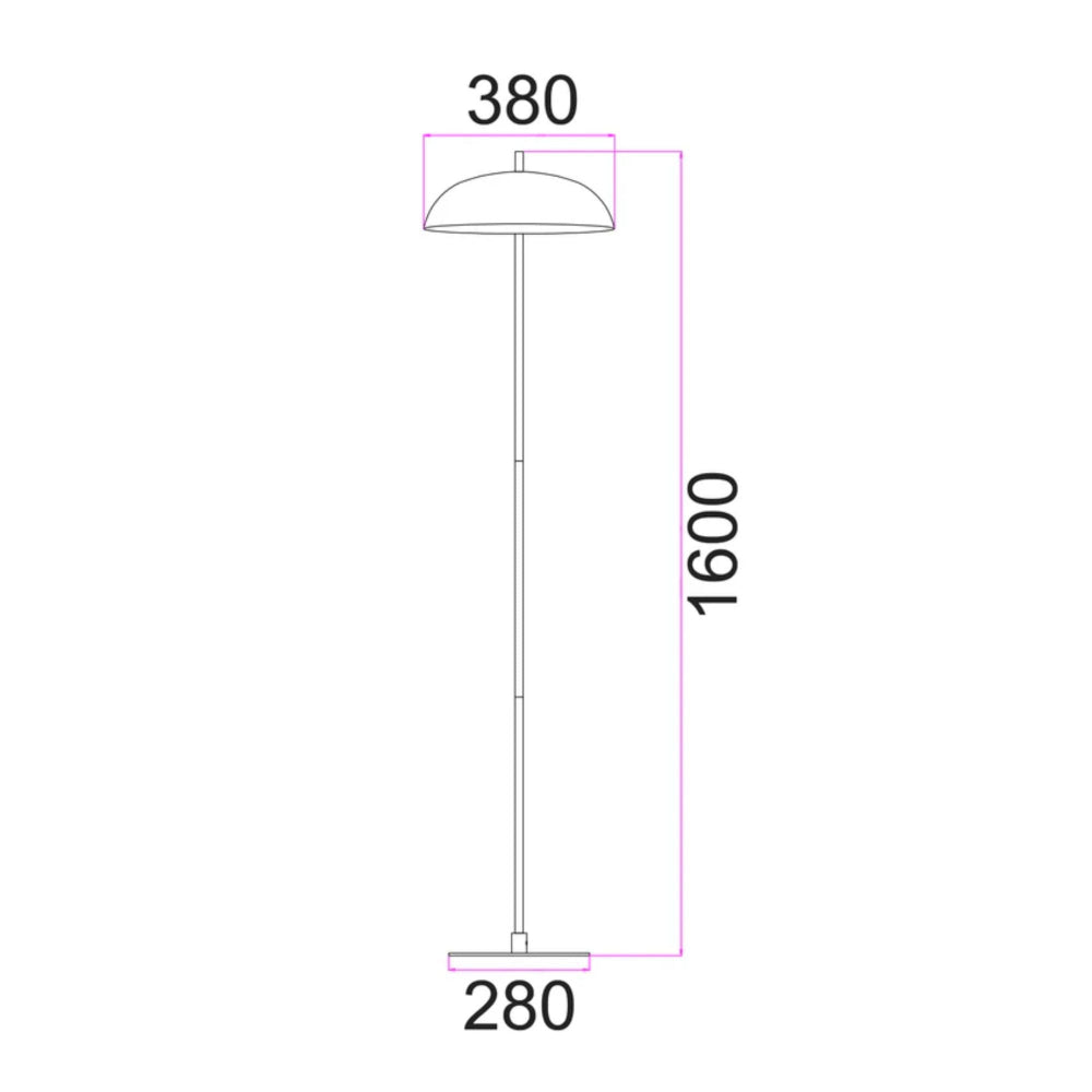 CLA PARAGUAS - 60W Floor Lamp-CLA Lighting-Ozlighting.com.au