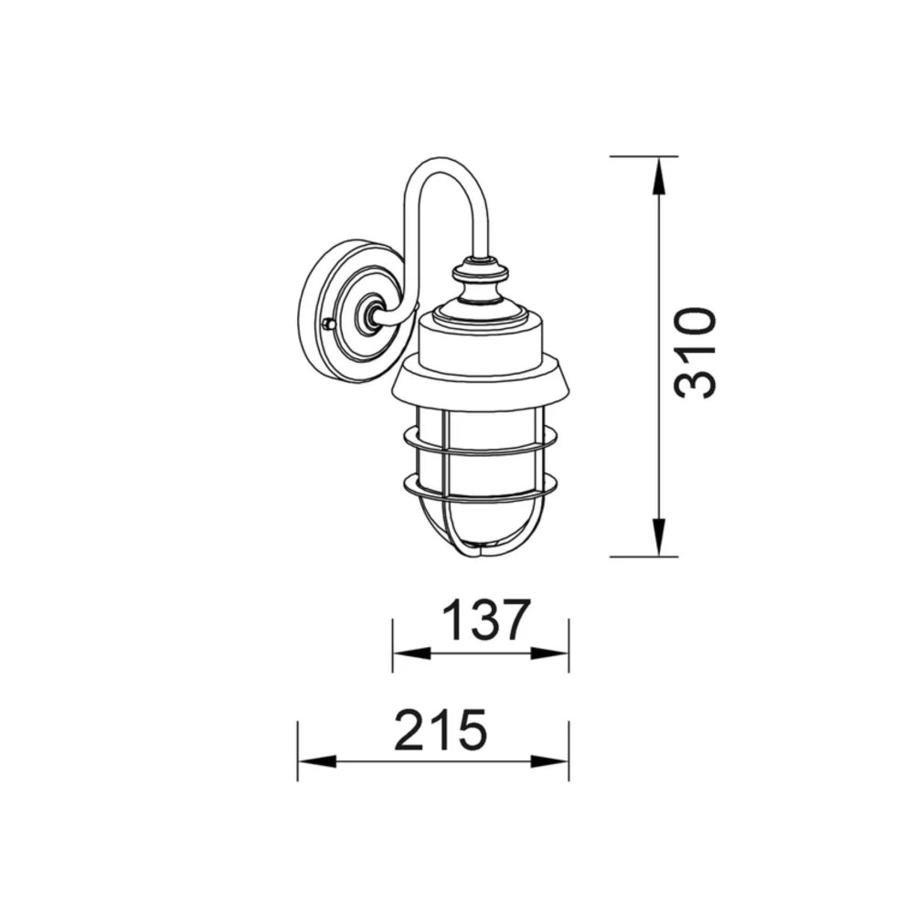 CLA PAROL - 60W Cylinder Wall Light-CLA Lighting-Ozlighting.com.au
