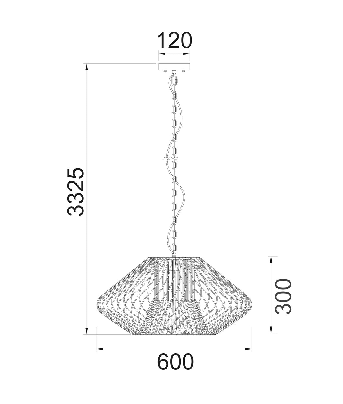 CLA PARRILLA Pendant - Oval, Iron-CLA Lighting-Ozlighting.com.au