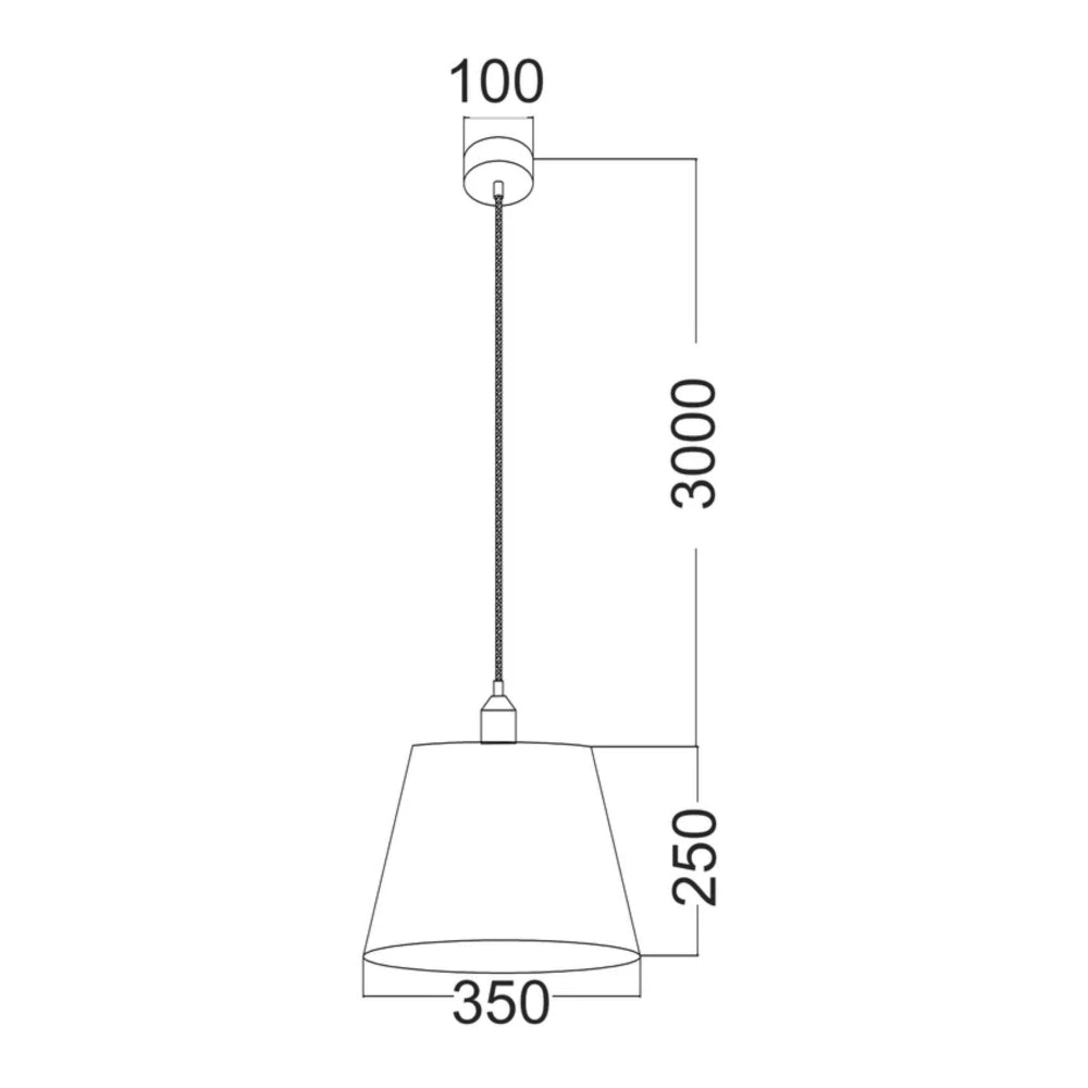 CLA PENSHADE - 1 Light Fleur Pendant-CLA Lighting-Ozlighting.com.au