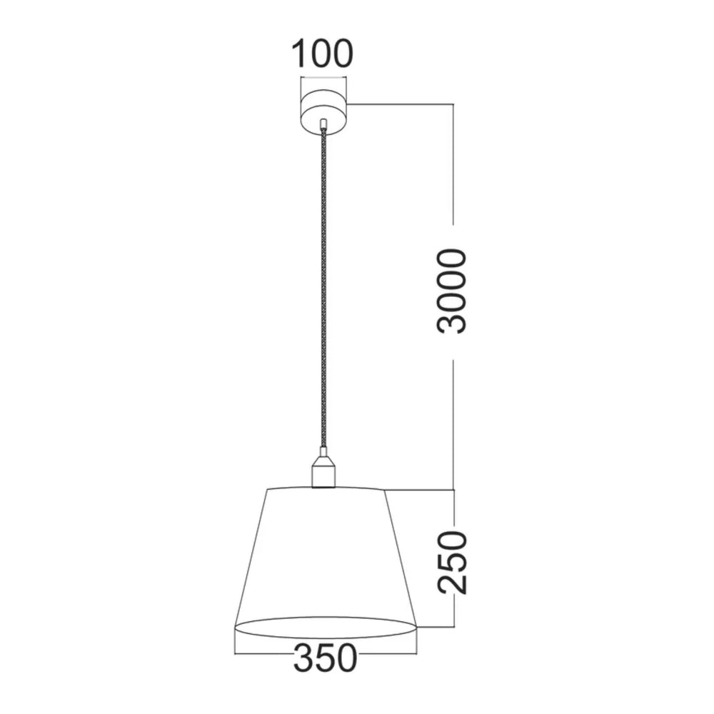 CLA PENSHADE - 1 Light Tower Pendant-CLA Lighting-Ozlighting.com.au